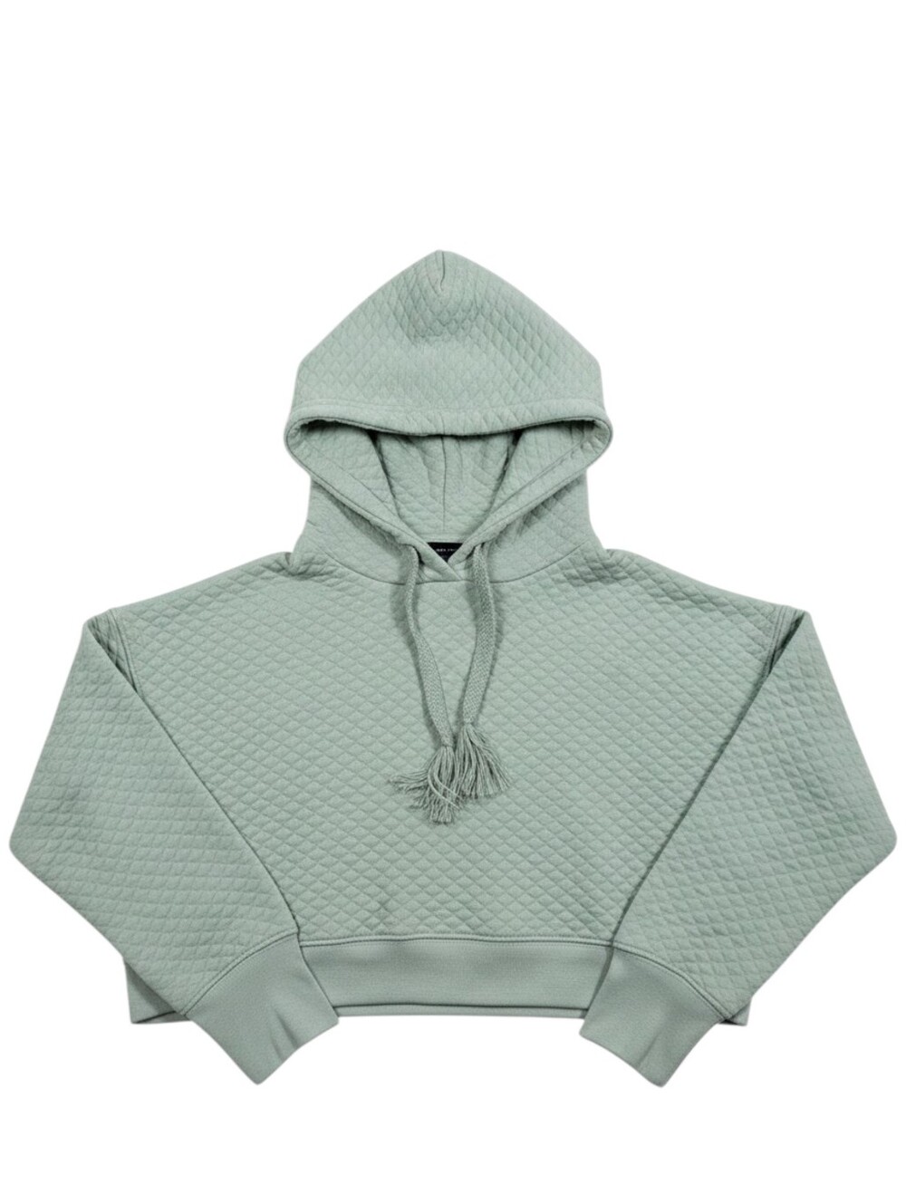 AS Revival Quilted Cropped Hoodie In XS